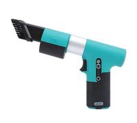 Chrees Soplador de Polvo de Alta Potencia, Ventilador de Chorro, Motor sin Escobillas de 130000 RPM, Portátil de Mano con Doble Función de Soplado y Succión para Enfriar el Cabell (Verde)