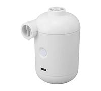 Chrees Tiny - Mini bomba de aire eléctrica, portátil, inflación rápida con 4 boquillas, USB DC5 V, inflador eléctrico para bolsas de almacenamiento, botes de goma, anillos de natación
