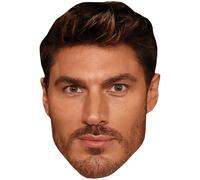 Chris Appleton (Brown Hair) Big Head. Máscara más grande que la vida.