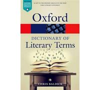 Chris Baldick Bald The Oxford Dictionary of Lite (Tapa blanda) (Importación USA)