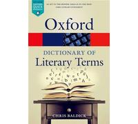 The Oxford Dictionary of Literary Terms (Oxford Quick Reference) – Oxford University Press