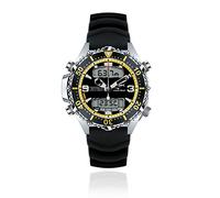 Chris Benz Reloj para Hombres de Cuarzo con Correa en Caucho CB-D200X-Y-KBS
