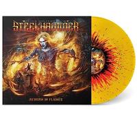 Chris Bohltendahl's Steelhammer – Reborn in Flames – Vinilo amarillo/naranja/negro