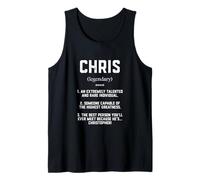 Chris Definition Funny Talented Great Cosplay Christophers Camiseta sin Mangas