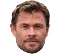 Chris Hemsworth (Smolder) Big Head. Máscara más grande que la vida.