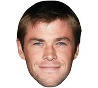 Chris Hemsworth (Young) Big Head. Máscara más grande que la vida.
