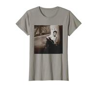 Chris Isaak Wicked Game Cantante Pop de Simon Fowler Camiseta, Mujer, Pizarra, M