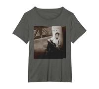 Chris Isaak Wicked Game Cantante Pop de Simon Fowler Camiseta, Mujer Tallas Grandes, Asfalto, 1XL Grande