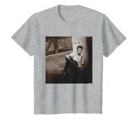 Chris Isaak Wicked Game Cantante Pop de Simon Fowler Camiseta, Niños, Gris Jaspeado, 3 años