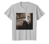 Chris Isaak Wicked Game Cantante Pop de Simon Fowler Camiseta, Niños, Plata, 10 años