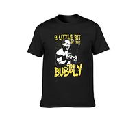 Chris Jericho A Little bit of The Bubbly Unisex 100% Cotton Short-Sleeve T-Shirts Black M