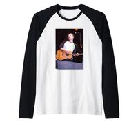 Chris Martin De Coldplay Live X&Y Fix You por Andy Willsher Camiseta Manga Raglan