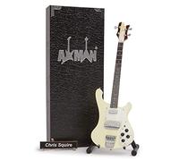 Chris Squire (Yes) - Guitarra en miniatura - Regalos musicales - Adorno hecho a mano