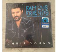 Chris Young Amigos Famosos Edición Limitada Exclusiva Vinilo LP Color Aqua Azul