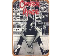 Chrissie Hynde - Póster de Los Ángeles, CA Pantages Theatre Retro Metal Tin Vintage Sign 12 x 8 pulgadas Decoración de pared