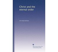 Christ and the eternal order