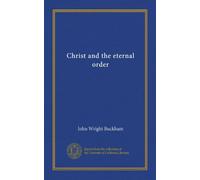 Christ and the eternal order