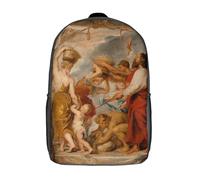 Christ Blessing Mochila escolar con impresión 3D para niños, mochila de ocio de moda de gran capacidad, mochila de viaje para niños, Peter Paul Rubens, 17"