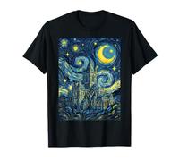 Christ Church Catedral Dublín Noche Estrellada Arte Presente Camiseta
