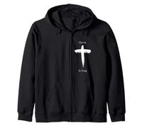Christ is King | Jesus Christ | Christian | Cruz Sudadera con Capucha