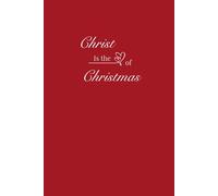 Christ is the Heart of Christmas Notebook: red Christian notepad, Religious gift for her / him, heart, lined