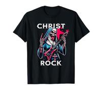 Christ Rock Metal Cristiano Guitarra Heavy Festival Camiseta
