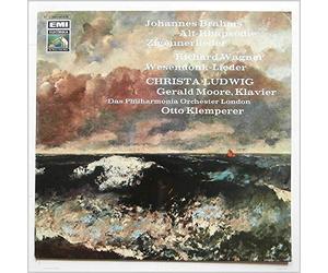 Christa Ludwig, Gerald Moore, Otto Klemperer - Johannes Brahms: Alt-Rhapsodie Zigeunerlieder, Richard Wagner: Wesendonk-Lieder [LP]