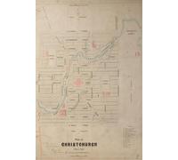 Christchurch New Zealand Map Journal: Vintage Map Notebook