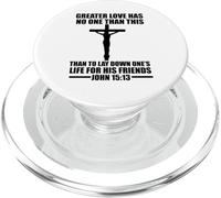 Christerest: El Amor Mayor no Tiene a Nadie Jesucristo Cristiano PopSockets PopGrip para MagSafe