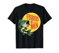 Christian Angler Fishers of Men Mateo 4 19 Verso Camiseta