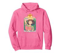 Christian Anime Manga No Longer Afraid Kawaii Biblia Rosa Sudadera con Capucha