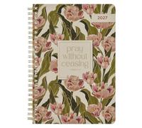 Christian Art Gifts Agenda 2027: planificación semanal y diaria, diseños florales