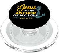 Christian Art Pop Socket - Jesus Is The Anchor of My Soul PopSockets PopGrip para MagSafe