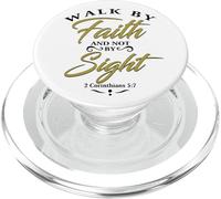 Christian Art Pop Socket - Walk by Faith and Not by Sight PopSockets PopGrip para MagSafe