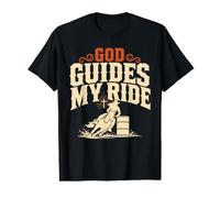 Christian Barrel Racing Jesús Toma Las riendas Regalo Camiseta gráfica económica