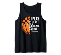 Christian Basketball Play for Audience of One Colossian 3:23 Camiseta sin Mangas