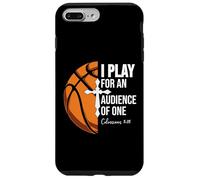 Christian Basketball Play for Audience of One Colossian 3:23 Carcasa para iPhone 7 Plus/8 Plus
