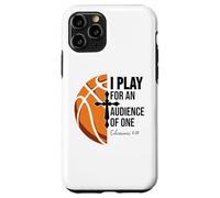 Christian Basketball Scripture 23 God Basketball Bible Verse Carcasa para iPhone 11 Pro