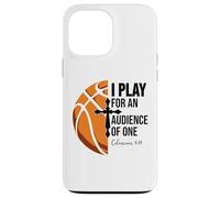 Christian Basketball Scripture 23 God Basketball Bible Verse Carcasa para iPhone 13 Pro MAX
