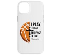 Christian Basketball Scripture 23 God Basketball Bible Verse Carcasa para iPhone 14 Plus