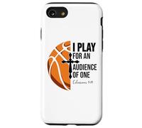 Christian Basketball Scripture 23 God Basketball Bible Verse Carcasa para iPhone SE (2020) / 7/8