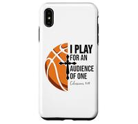 Christian Basketball Scripture 23 God Basketball Bible Verse Carcasa para iPhone XS MAX
