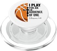 Christian Basketball Scripture 23 God Basketball Bible Verse PopSockets PopGrip para MagSafe
