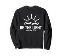 Christian Be The Light Women Bible Verse Jesus Faith Sudadera