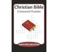 Christian Bible Crossword Puzzles: Crossword puzzles with easy to read print about Bible, Christian topics, wholesome and more | 6x9 inches, 120 ... baptisms, Easter, Christmas and more.