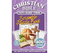 Christian Bible Scramble Puzzle Book And Added Maze Puzzles: 600 Bible Words with Large Print Word Scramble Featuring KJV Scripture, Psalms, Jesus, ... Bible Study Groups, Christian Families & More