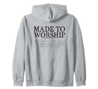 Christian Bible Verse Collection, Made for Worship Sudadera con Capucha