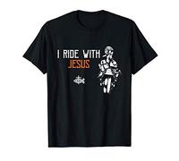 Christian Biker - I Ride With Jesus - Motorcycle Rider Faith Camiseta