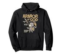 Christian Boys Armadura de Dios Jesús es el Rey Capítulo de la Sudadera con Capucha