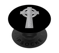 Christian Celtic Cross Knot - Irish Viking of Cristo PopSockets PopGrip Adhesivo